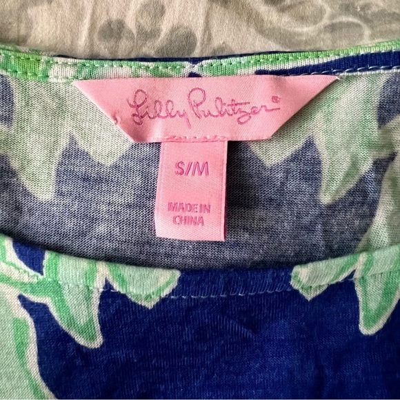 Lilly Pulitzer‎ Koala of the Wild Cooper Caftan Pullover Top Size S/M - Picture 7 of 9